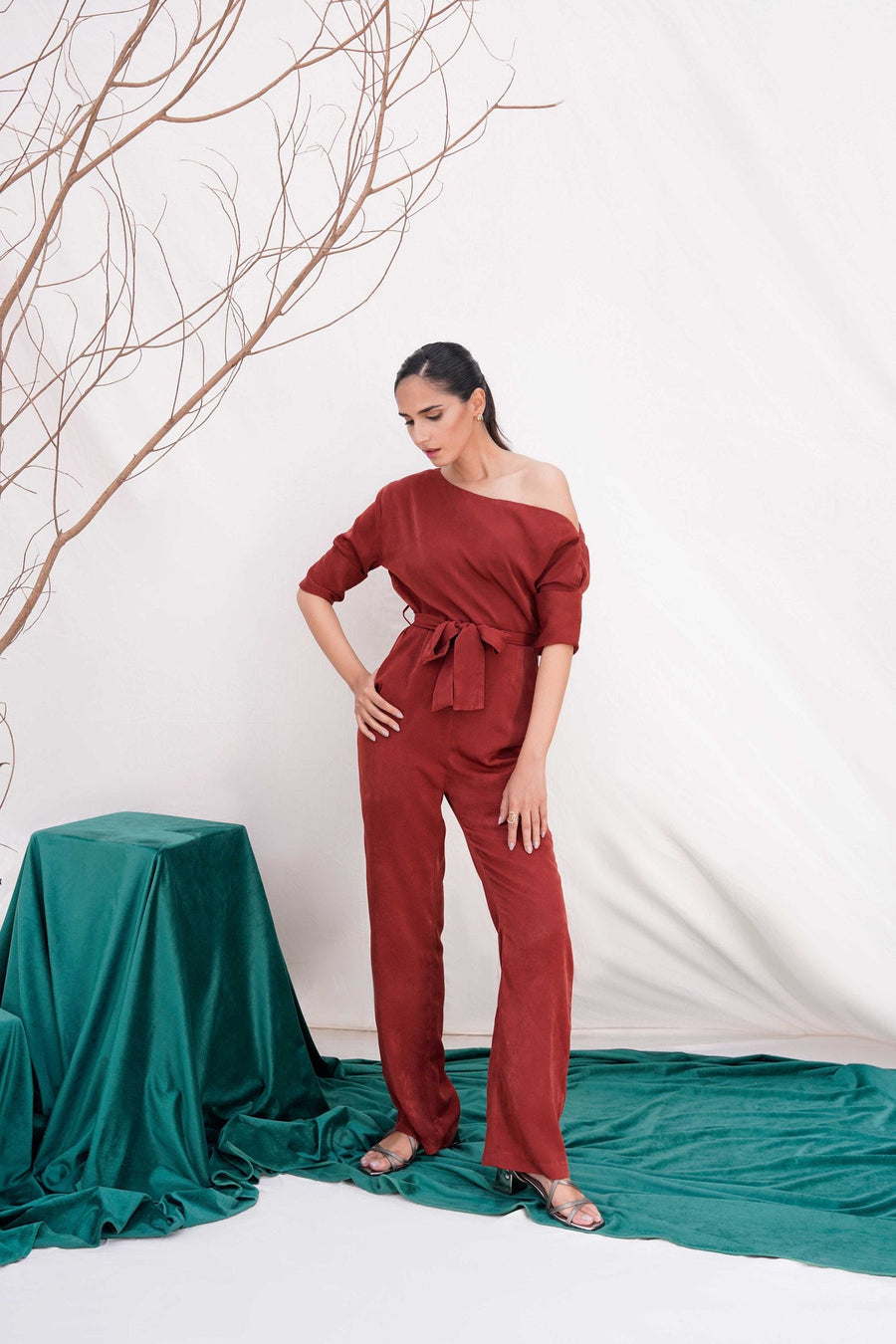 Off Shoulder Jumpsuit