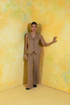 Harper Pinstripe Waistcoat