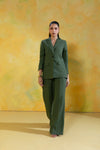 Olive Form Blazer