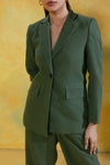 Olive Form Blazer