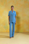 Straight Leg Tailored Trousers