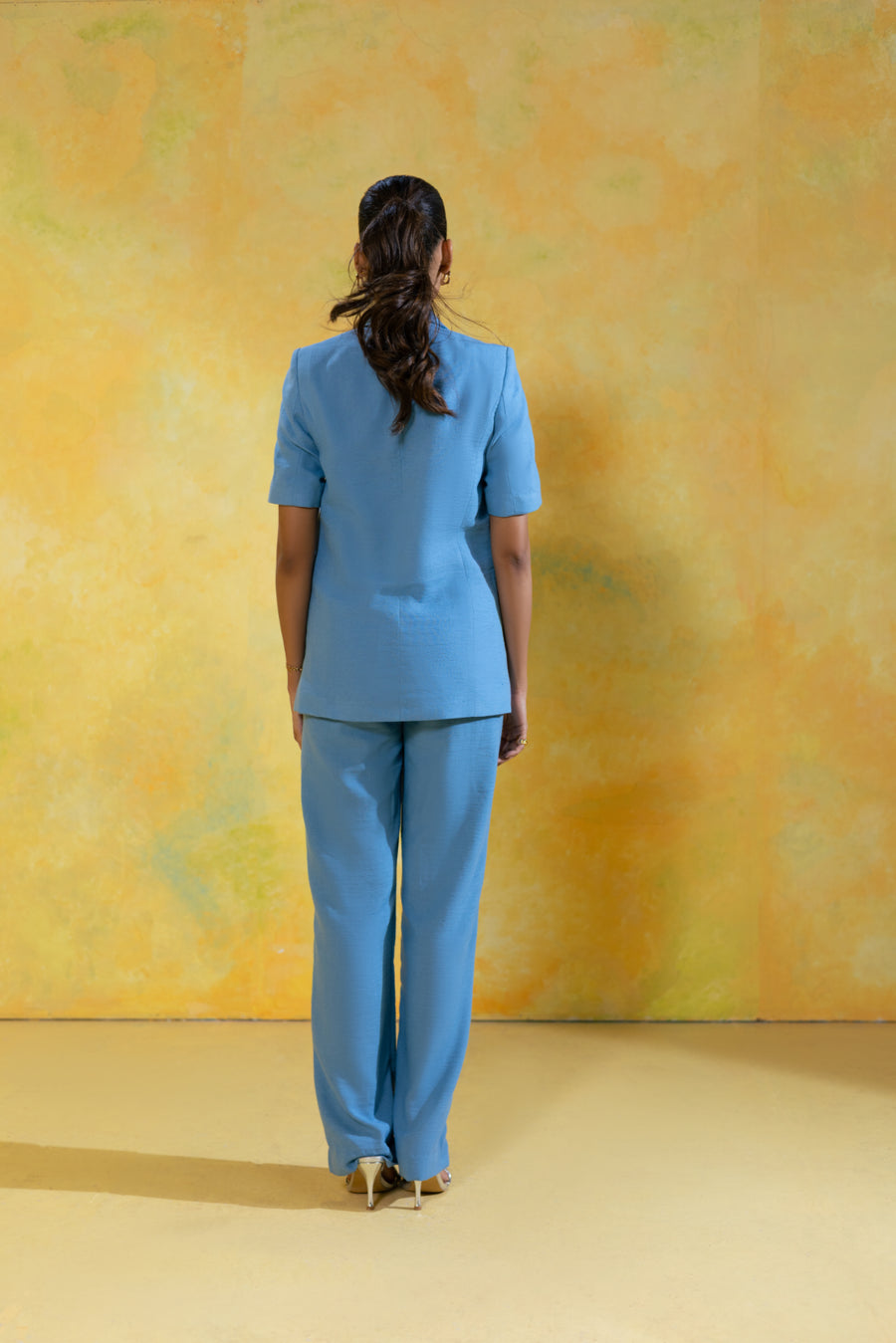 Short Sleeve Tailored Blazer