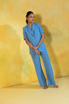 Straight Leg Tailored Trousers