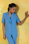 Short Sleeve Tailored Blazer