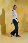 Draped Wrap Trousers