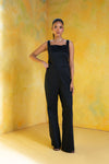 Noir Square Neck Jumpsuit
