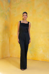 Noir Square Neck Jumpsuit