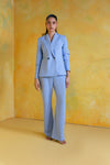Fluid Straight-Leg Trousers