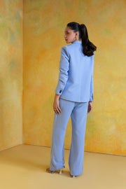 Minimal Double-Breasted Blazer