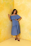 Sienna Off Shoulder Midi Dress