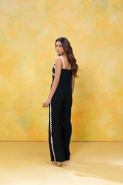 Ric-Rac Strap Wide-Leg Jumpsuit