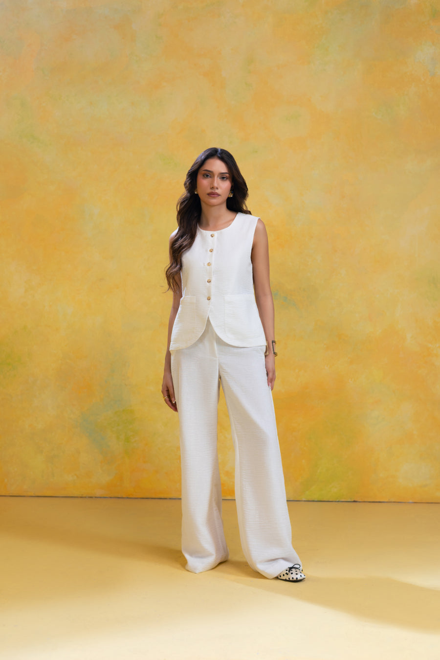Sleeveless Tailored Waistcoat