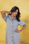 Sage Shirt Dress