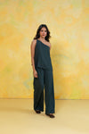 Sage One Shoulder Top