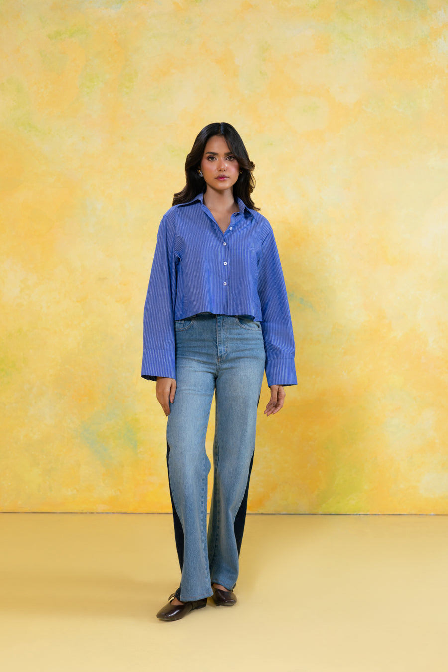 Pinstripe Relaxed Shirt