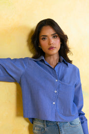 Pinstripe Relaxed Shirt