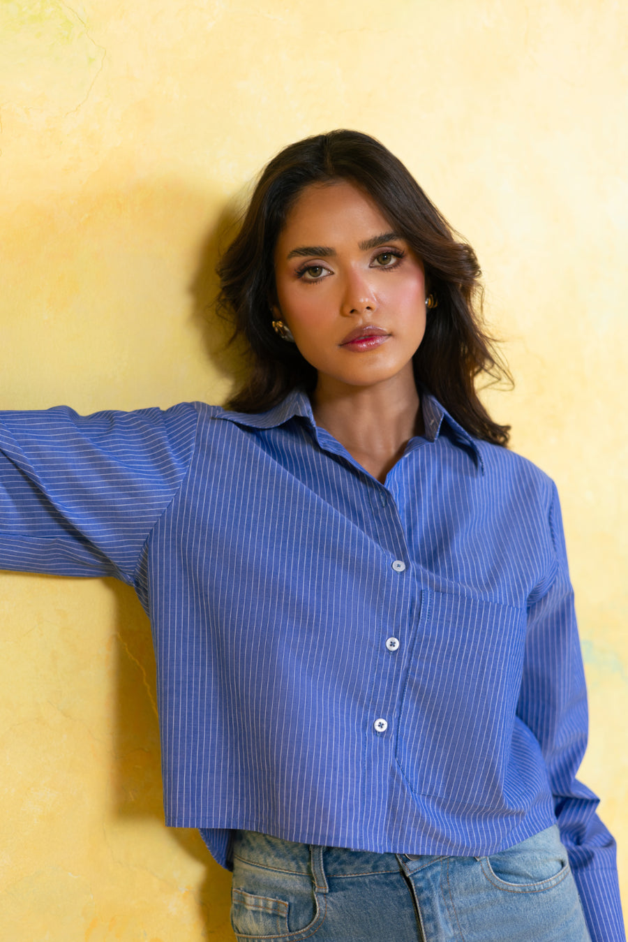 Pinstripe Relaxed Shirt