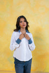 Denim Trim Shirt