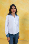Denim Trim Shirt