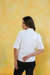 Lace Trim Collar Blouse