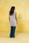 Drape Front Sleeveless Top