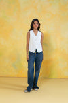 Tailored Button Vest