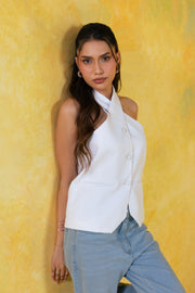 Halter Tailored Top