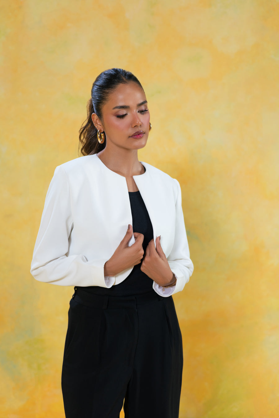 Minimal Cropped Jacket