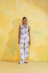 Floral Button Vest