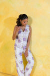 Floral Button Vest