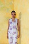 Floral Button Vest