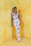 Floral Button Vest