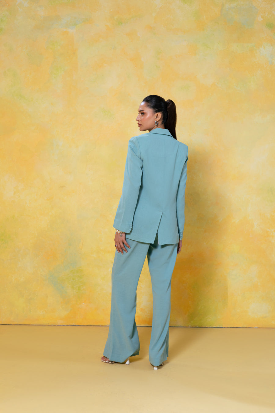 Tailored Single Button Blazer