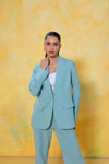 Tailored Single Button Blazer