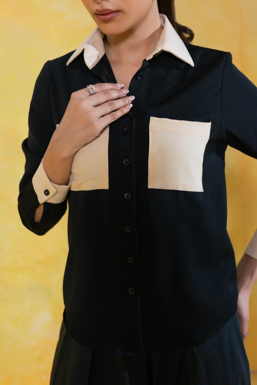 Contrast Pocket Shirt