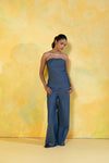 Strapless Gathered Top