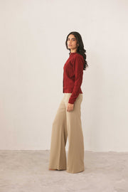 Textured Knit Sweater