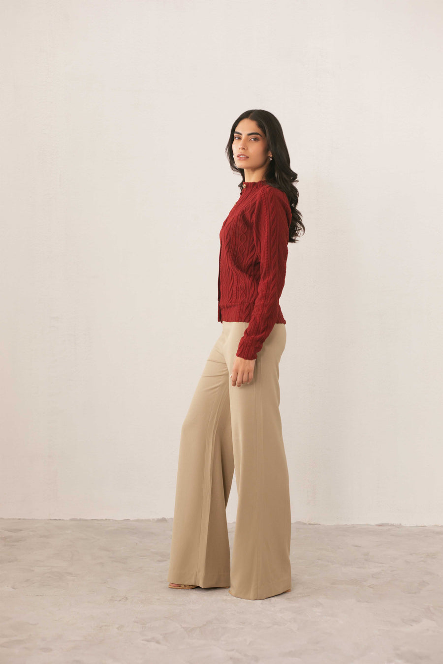 Textured Knit Sweater