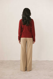 Textured Knit Sweater