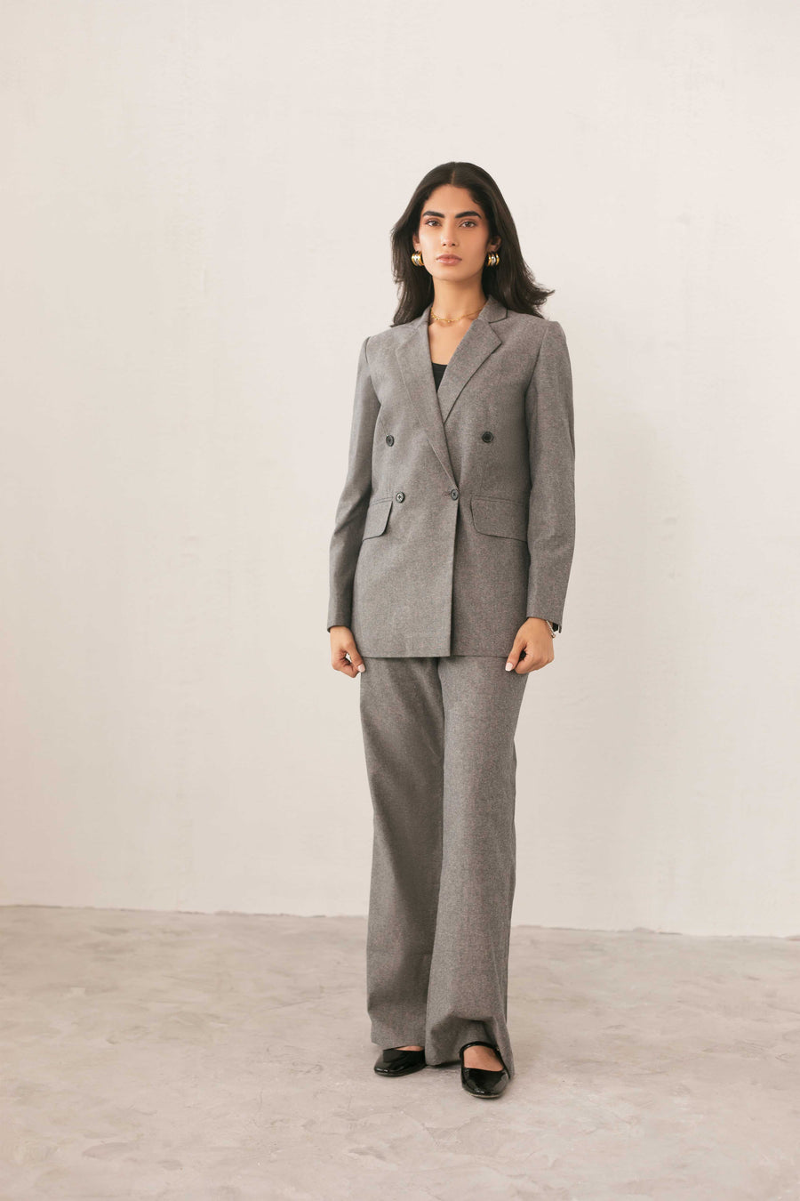 Tailored Heather Blazer