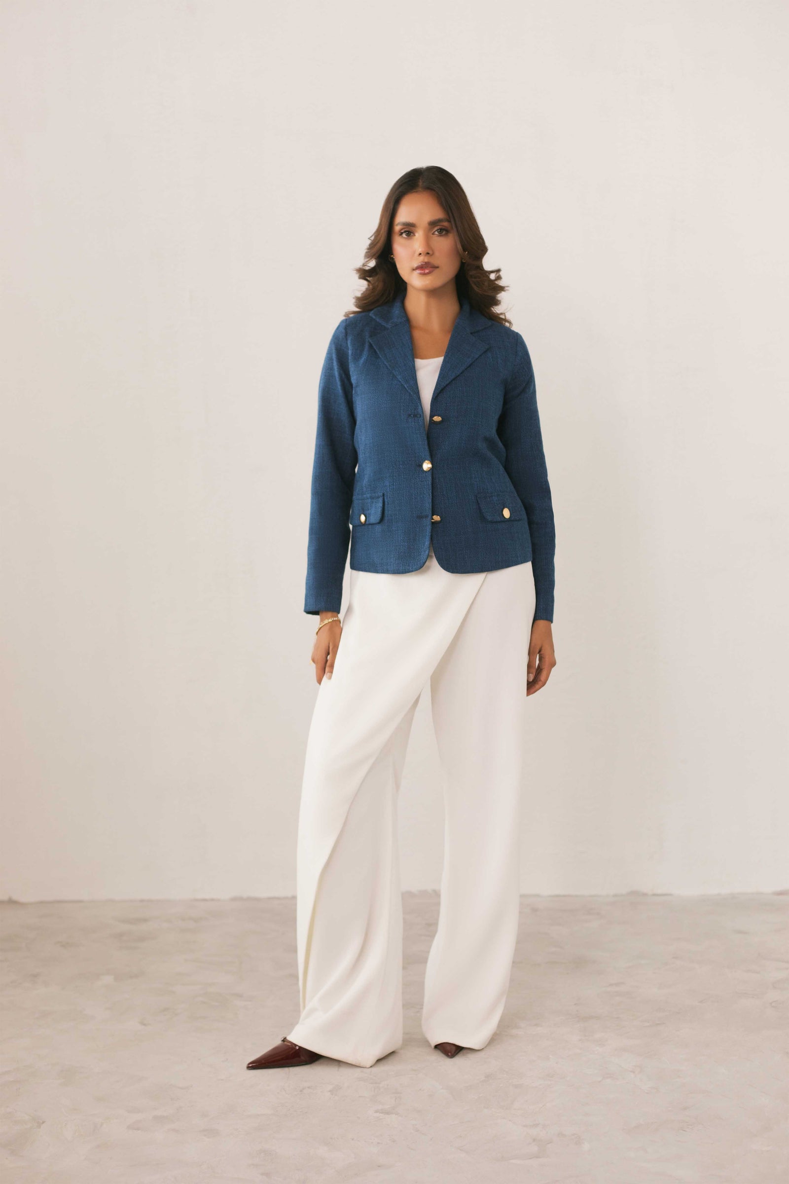 Blue Tailored Blazer