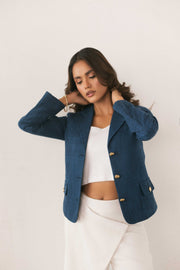 Blue Tailored Blazer