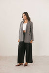 Denim Double Breasted Blazer