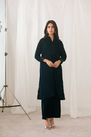 Velvet Navy Blue Set
