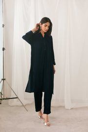 Velvet Navy Blue Set