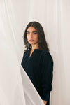 Velvet Navy Blue Set