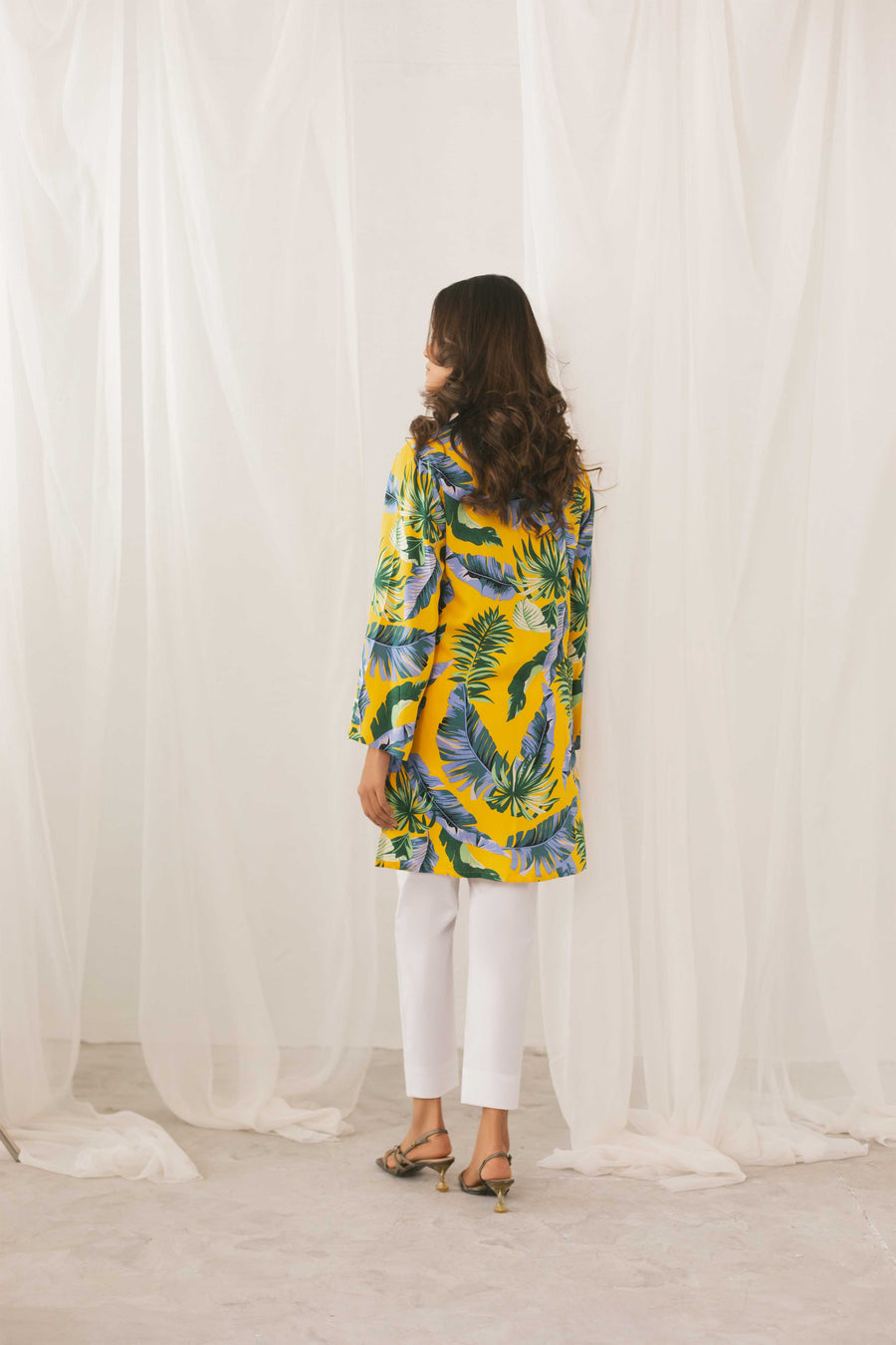 Tropical Marigold Kurti