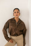 Brown Zip Jacket