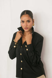 Gold Button Shirt