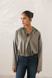 Grey Zip Jacket
